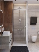 CEZARES Lux Душевая дверь в нишу раздвижная ширина 70 см, цвет профиль - хром / стекло - прозрачное LUX-B-FS-1-70-C-CR