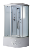 TIMO Standart Т-6610 Silver L душевая кабина 110*85*220, турецкая баня хамам T-6610SL-T-STUN