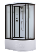 TIMO Standart T-6620 Black Fabric L душевая кабина (120*85*220), турецкая баня хамам T-6620BFL-T-STUN