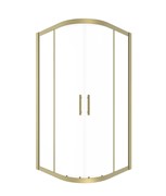 TIMO Душевой угол TPSS-90/17C-8, раздвиж 900*900*2000, проф мат золото, стекло проз 8 мм T44