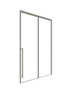 TIMO Душевая дверь TDSS-120/13C-8L, раздвиж 1200*2000, проф никель, стекло проз 8 мм T48L