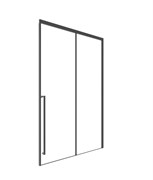 TIMO Душевая дверь TDSS-120/03C-8L, раздвиж 1200*2000, проф черный, стекло проз 8 мм T56L