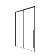 TIMO Душевая дверь TDSS-130/03C-8R, раздвиж 1300*2000, проф черный, стекло проз 8 мм T57R