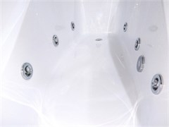 TIMO Комплект Акриловая ванна ROHA1770 170*70*580+каркас+слив-перелив+гидромассаж 6 форсунок ROHA1770-KT17-SPV1505-T-CM
