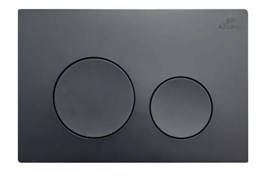 AZUMA Ronda Кнопка смыва AZU003.04 черная матовая, пластик AZU003.04