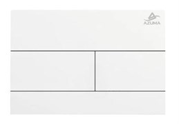 AZUMA Slim13 Кнопка для инсталляции AZU013.01 белая глянец, пластик AZU013.01