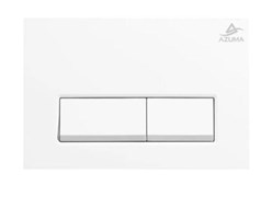 AZUMA Linia15 Кнопка для инсталляции AZU015.01 белая глянец пластик AZU015.01