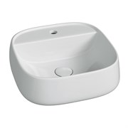 CERAMICA NOVA Раковина подвесная Fonte с отверстием под смеситель 420x420x145, белый CN5052 CN5052