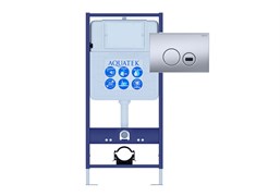 AQUATEK Инсталляция для подвесного унитаза с сенсорным управлением Sensor Set Standart 50 INSE-0000001.36, 1130*500*100 мм, +звукоизоляционная прокладка+ панель смыва INSE-0000001.36