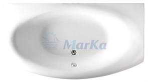 1MARKA Nega Ванна с рамой и панелью, белая, 170x94