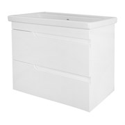 AZARIO Комплект Тумба KANTRI 70/2 700х460х645 подвесная, с раковиной Фостер 70, белый глянец (CS00097251) CS00097251