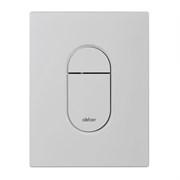 ABBER Кнопка смыва AC0124MW пневматическая, белая матовая AC0124MW