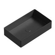 ABBER Раковина накладная Rechteck AC2220MB черная матовая AC2220MB