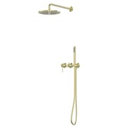 ABBER Душевая система Wasser Kreis 316 AF8118BG скрытого монтажа без излива, золото брашированное AF8118BG
