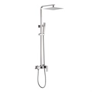 ABBER Душевая стойка Daheim AF8220SPL без излива, сатин AF8220SPL