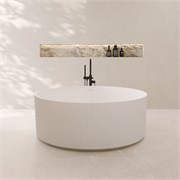 ABBER Ванна из искусственного камня Stein AS9679 белая матовая AS9679