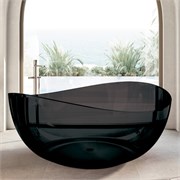 ABBER Прозрачная ванна Kristall AT9705Onyx черная AT9705Onyx