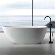 ABBER Ванна из искусственного камня Dortmund AM9911 белая матовая AM9911