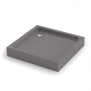 VECONI Душевой поддон квадратный Tezeo Acrylic TZ-52GR, 800x800x150, акрил, серый TZ52GR-80-C5