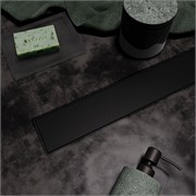 VECONI Душевой лоток Stesso Black 400 VS400B