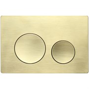 VECONI Кнопка смыва FLUSH V2, FLV2-G, 240х162х10, пластик, золото брашинг FLV2-G