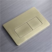 VECONI Кнопка смыва FLUSH V5, FLV5-G, 240х162х9, пластик, золото брашинг FLV5-G