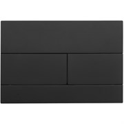 VECONI Кнопка смыва FLUSH V7, FLV7-B, 240х162х10, пластик, черный матовый FLV7-B