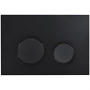 VECONI Кнопка смыва FLUSH V11, FLV11-B, 240х162х7, пластик, чёрный матовый
кайма - черный матовый FLV11-B