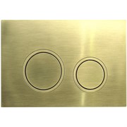 VECONI Кнопка смыва FLUSH V11, FLV11-G, 240х162х7, пластик, золото брашинг
кайма - золото брашинг FLV11-G
