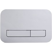 VECONI Кнопка смыва FLUSH V12, FLV12-C, 240х162х7, пластик, хром глянец FLV12-C