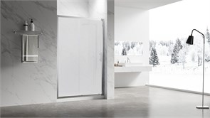 VECONI Душевая дверь раздвижная Vianno VN-55M, 1300x1950, Хром, стекло матовое VN55M-130-07-C8