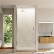 VECONI Душевая дверь распашная Vianno VN-73R/L, 800x1950, Хром, стекло дождь VN73R/L-80-06-C4