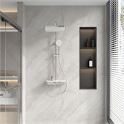 VECONI Душевая стойка FOSSA, хром глянец FO-210-C-C4