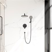 VECONI Встраиваемая душевая система TEORA, Чёрный матовый TE-500-B-C4