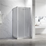 VECONI Душевой угол прямоугольный, двери раздвижные Rovigo RV-27CH, 1200х800х1900, хром, стекло pear RV27CH-12080-02-C8