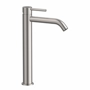 LEMARK Смеситель Kalina LMF-2115S-SS для раковины высокий, сталь LMF-2115S-SS
