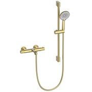 LEMARK Смеситель Beluga LMF-8042B-BRLG для ванны, термостатический, золото LMF-8042B-BRLG