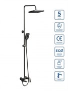 BELBAGNO Due Душевая стойка со смесителем и изливом DUE-VSCM-GM DUE-VSCM-GM