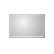 BELBAGNO Kraft Зеркало в алюминиевой раме со встроенным светильником, сенсорным выключателем и подогревом, SPC-KRAFT-1200-800-LED-TCH-WARM, 1200x32x800 мм SPC-KRAFT-1200-800-LED-TCH-WARM