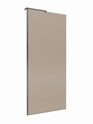 BELBAGNO Uno Душевая перегородка ширина 90 см, профиль - оружейная сталь / стекло - Бронза UNO-L-1-TB-90-BR-GM