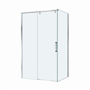 BELBAGNO Soft Close-1 Душевой уголок прямоугольный размер 110x100 см профиль - хром / стекло - прозрачное, двери раздвижные SOFT_CLOSE-1-AH-1-110/100-C-Cr