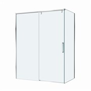 BELBAGNO Soft Close-1 Душевой уголок прямоугольный размер 160x80 см профиль - хром / стекло - прозрачное, двери раздвижные SOFT_CLOSE-1-AH-1-160/80-C-Cr