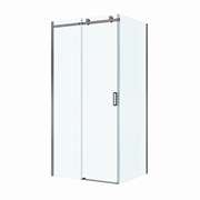 BELBAGNO Soft Close-2 Душевой уголок прямоугольный размер 100x80 см профиль - оружейная сталь / стекло - прозрачное, двери раздвижные SOFT_CLOSE-2-AH-1-100/80-C-GM