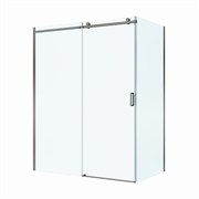 BELBAGNO Soft Close-2 Душевой уголок прямоугольный размер 160x90 см профиль - оружейная сталь / стекло - прозрачное, двери раздвижные SOFT_CLOSE-2-AH-1-160/90-C-GM