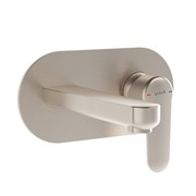 VITRA Встраиваемый смеситель для раковины Root Round A4272134EXP брашированный никель латунь A4272134EXP