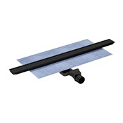 VITRA Душевой трап Eco-Flow 59980582000 60 x 6 см горизонтальный с мокрым затвором черный 59980582000