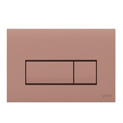 VITRA Кнопка смыва для инсталляции Root Square 740-2340 мягкая медь глянец двойный смыв 740-2340