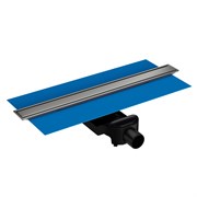 VITRA Душевой трап Eco-Flow 59980482000 80 x 6 см горизонтальный с мокрым затвором матовый хром 59980482000