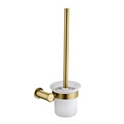 LEMARK Ёршик для унитаза Зенит подвесной, нержавеющая сталь, брашированное золото LMA-1621S-BRG