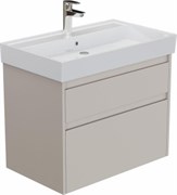 AQUANET Тумба с раковиной Nova Lite 2.0 60 2 ящ. цв. бежевый AQUANET-348187